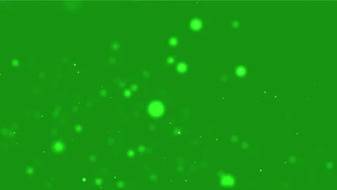 Light bokeh particles on green screen background Stock Footage 301872485