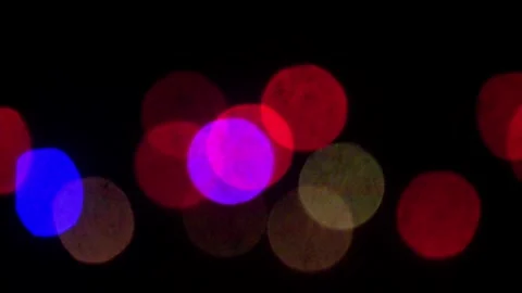 Light Bokeh red green and blue video 1080p Stock Footage 289308768