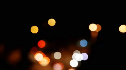 Light bokeh timelapse Stock Footage 47408090