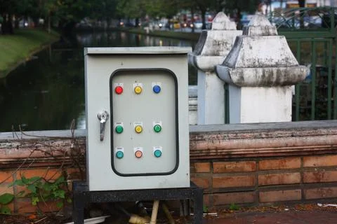 Light box control Stock Photos