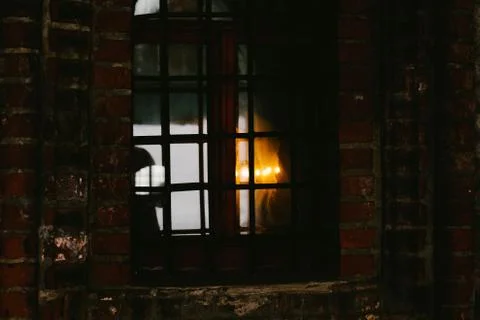 Light in the box tonight Stock Photos