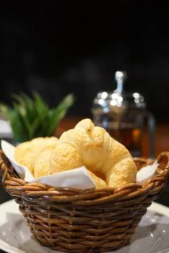 Light breakfast menu Stock Photos