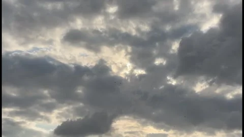 Light Breaking Through Clouds Stock-Footage 338043340