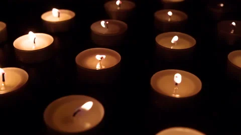 Light Breeze Put Out Candle HD Pro Stock Footage 106028784