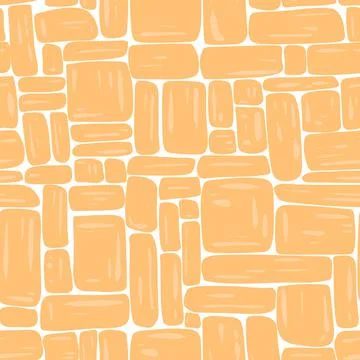 Light brick wall seamless pattern, vector illustration. Illustrazione stock