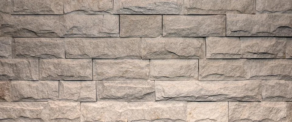 Light brick wall texture, background, wallpaper. Banner Foto stock