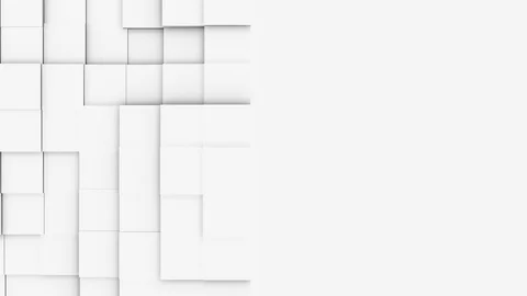 Light bright clean minimal square grid pattern Stock Footage 95568833