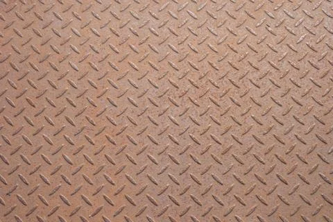 Light brown and rusty sheet of iron in the port Stock Photos
