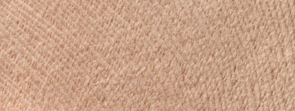Light brown background from soft fluffy textile material macro. Texture of be Illustrazione stock