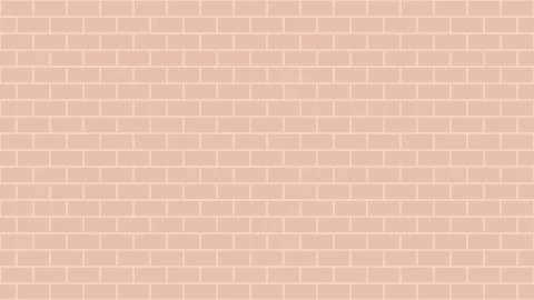 Light brown brick wall background. Seamless pattern. Stock Illustration