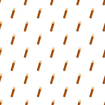 Light brown cigars in a seamless pattern design Stock Illustration