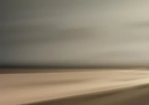 Light brown floor surface merging into hazy gray backdrop minimalist room a.. Stock Illustration