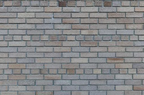 Light Brown Multi Tone Brick Wall 写真素材