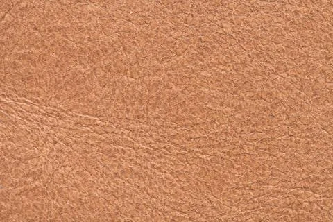 Light brown pebble grain leather texture surface close up Stock Photos