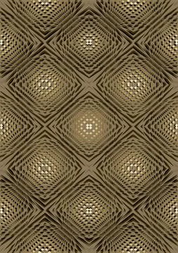 Light brown relief pattern  with oval back light Stock Illustration