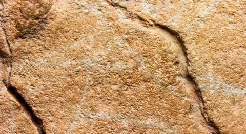 Light brown stone background texture of the flagstone Foto stock