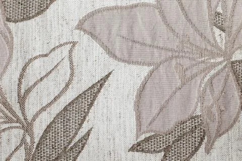 Light brown strings forming a flower on a white base Stock Photos