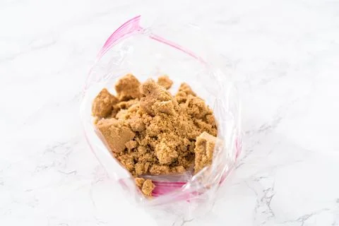 Light brown sugar Stock Photos