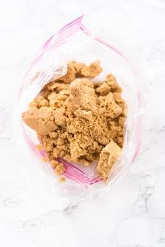 Light brown sugar Stock Photos