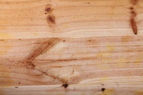 Light brown surface of old knotted wood with natural color Stock Photos
