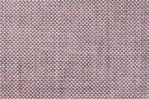 Light brown textile background with checkered pattern. Structure of fabric ma Stock Photos