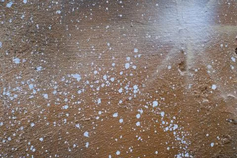 Light brown texture with white spots and dots resembling clusters of stars Stock Photos
