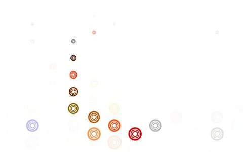 Light Brown vector backdrop with dots. Stock Illustration