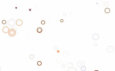Light Brown vector background with bubbles. Stock Illustration