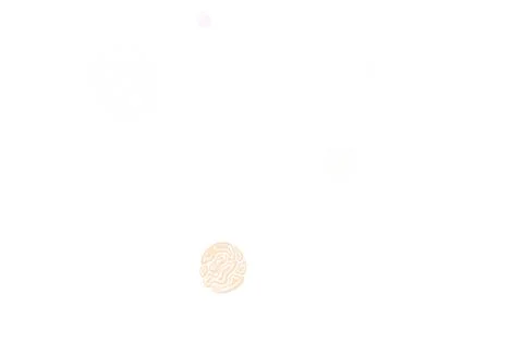 Light Brown vector background with bubbles. 스톡 일러스트