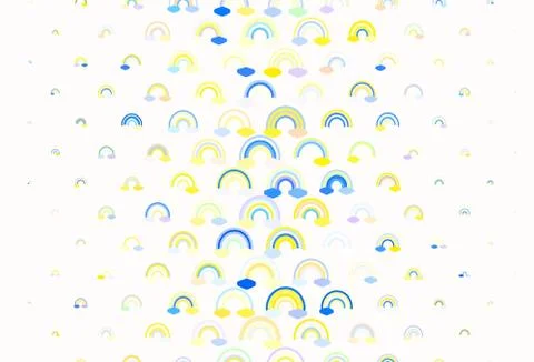 Light Brown vector background with rainbow symbols. イラスト素材