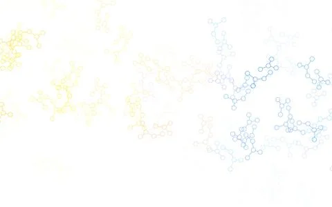 Light Brown vector pattern with artificial intelligence network. イラスト素材