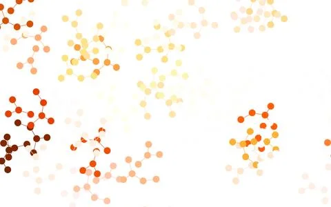 Light Brown vector pattern with artificial intelligence network. Illustrazione stock