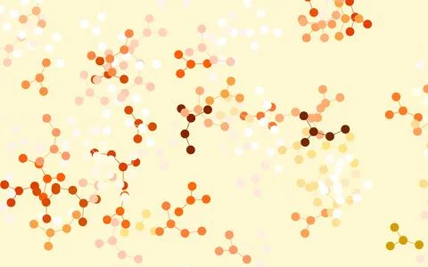 Light Brown vector pattern with artificial intelligence network. Illustrazione stock
