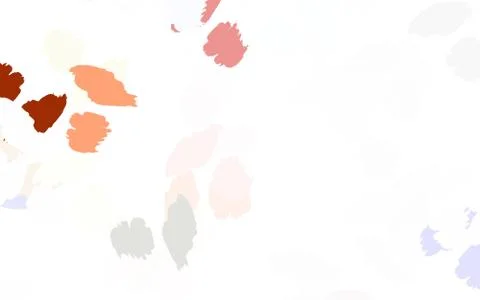 Light Brown vector pattern with random forms. Illustrazione stock