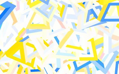Light Brown vector pattern with random forms. Stock Illustration