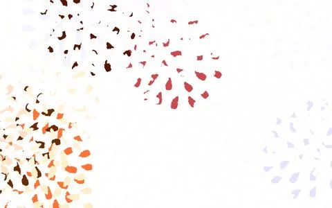 Light Brown vector texture with abstract forms. 스톡 일러스트