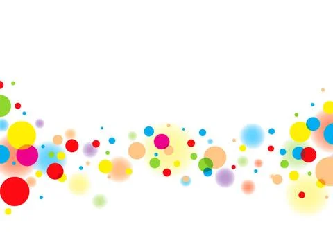 Light bubble Subtle colorful bubble background with white copyspace and bl... Stock Photos