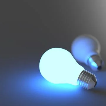 Light bulb 3d Illustration