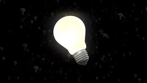 Light Bulb Abstract Idea Background Video stock 346738054