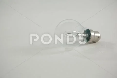 Light Bulb Against White Background