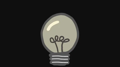 Light bulb on and off Stock Footage 252624819