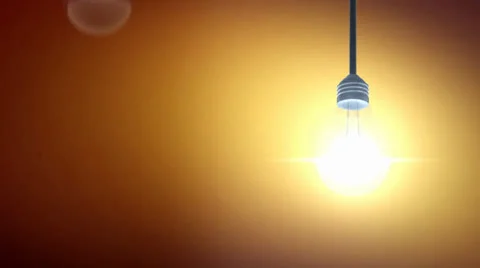Light Bulb Animation Background Stock Footage 24807387