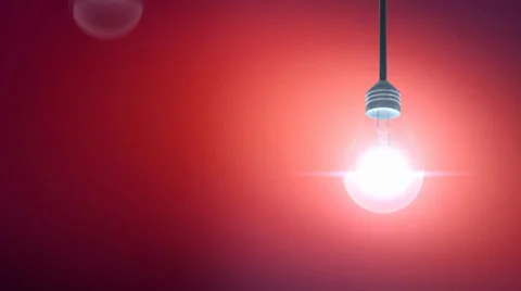 Light Bulb Animation Background Stock Footage 24807571