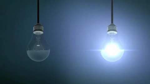 Light Bulb Animation Background Stock Footage 24808196