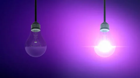 Light Bulb Animation Background Stock Footage 24808226