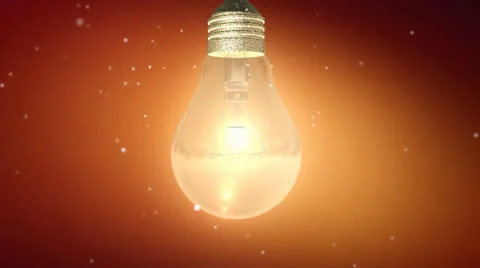 Light Bulb Animation Stock Footage 24806957