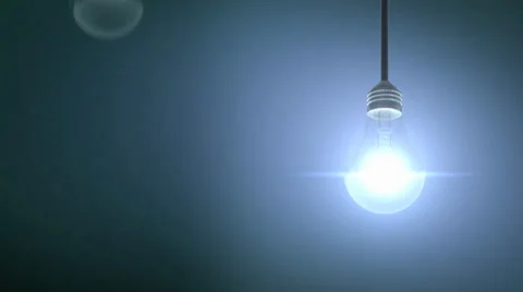 Light Bulb Animation Stock Footage 24807269