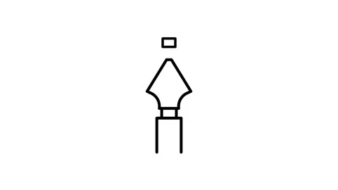 A light bulb with a arrow pointing to the right, symbolizing .. Stock Footage 334037407