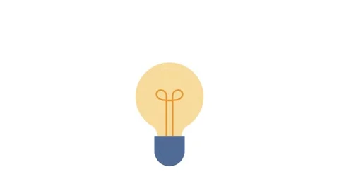 A light bulb with an atom and multiple symbols, symbolizing creativity and .. Stock Footage 332452855