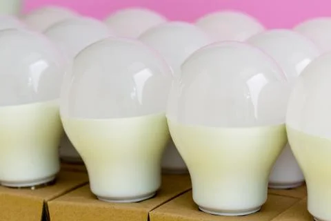 Light Bulb Background / Light Bulb / Closeup Light Bulb Background Stock Photos